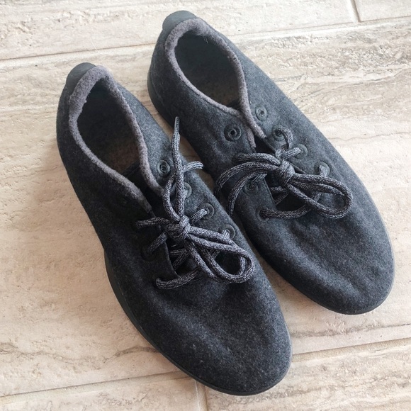 Men’s Allbirds Black Wool Runners Sneakers - Picture 1 of 5